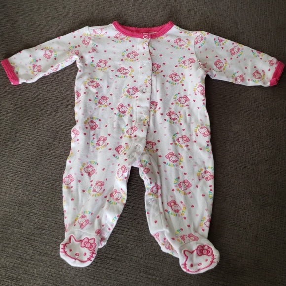 Hello Kitty Other - 💖 7/$15 Cute Hello Kitty Footie Pajamas